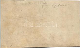 1918 Első világháborús osztrák-magyar katonák kitüntetésekkel / WWI K.u.k. military group photo, sol...