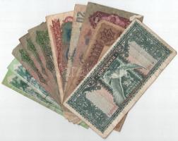 11db-os vegyes magyar korona, pengő, forint bankjegy tétel T:F