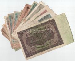 17db vegyes külföldi bankjegy, közte Német Birodalom, Orosz Birodalom, Szovjetunió, Ausztria T:F,VG
...