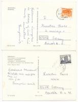 Budakalász, Hársfa Borkert, belső - 2 db modern Képzőművészeti Alap képeslap