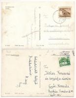 Budakalász, látkép a görögkeleti ortodox templommal - 2 db modern Képzőművészeti Alap képeslap