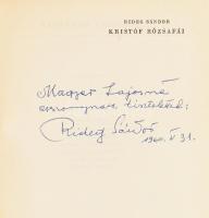 Rideg Sándor: Kristóf rózsafái. Bp., 1960, Táncsics. DEDIKÁLT! Kiadói félvászon kötés, jó állapotban.