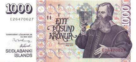 Izland 1961. 10K + 1986. 100K + 2001. 1000K T:I