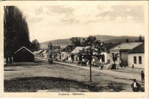 1929 Héthárs, Lipjany, Lipany; Fő utca, automobil, üzlet. Leopold Krischer kiadása / main street, automobile, shop (EK)