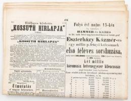 1848 A Pesti Hírlap 4 db száma, május 10., 11., 12., 13