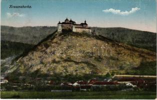 Krasznahorkaváralja, Krásnohorské Podhradie (Rozsnyó, Roznava); vár. Falvi Jenő kiadása / Hrad Krásna Horka / castle