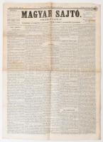1861 A Magyar Sajtó politikai napilap 84. száma