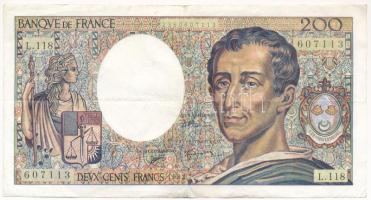 Franciaország 1992. 200Fr T:F France 1992. 200 Francs C:F