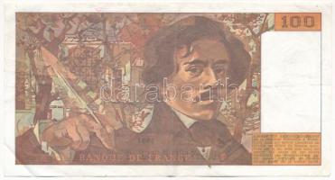 Franciaország 1991. 100Fr T:F szép papír 
France 1991. 100 Francs C:F fine paper
Krause P#152