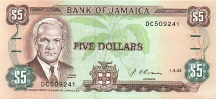 Jamaica 1985-2004. 1$, 2$, 5$, 10$, 20$, 50$, 100$ T:I Összesen 7klf db!