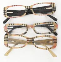 3 db retro bakelit divat szemüveg