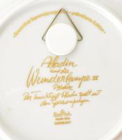 Bjorn Wiinblad: Aladdin és a csodalámpa, Rosenthal studio-linie kézzel festett porcelán. Németország...