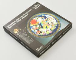 Bjorn Wiinblad: Aladdin és a csodalámpa, Rosenthal studio-linie kézzel festett porcelán. Németország...