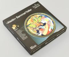 Bjorn Wiinblad: Aladdin és a csodalámpa, Rosenthal studio-linie kézzel festett porcelán. Németország...
