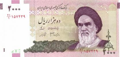 Irán 1985. 100R + 1992. 100R (2x) klf aláírások + 2005. 2000R T:I