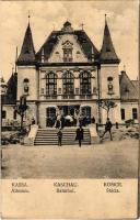 1921 Kassa, Kosice; vasútállomás. D.K.E. / Bahnhof / Stácia / railway station (EK)