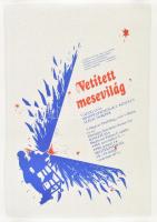 1989 Vetített mesevilág plakát Animációs filmekhez készült alkotások 30x42 cm