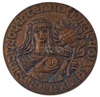 1997. INTERNATIONAL HORTICULTURAL EXHIBITION / HORTUS HUNGARICUS FLÓRA HUNGÁRIA SZIGETSZENTMIKLÓS 97 kétoldalas bronz emlékérem (80mm) T:AU kis patina