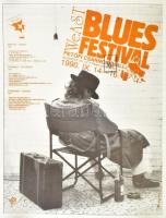 1990 WEAST blues fesztivál plakát 34x44 cm