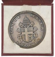 Lengyelország 1978. "II. János Pál" kétoldalas, ezüstözött fém emlékérem eredeti tokban (7...