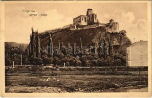 1911 Trencsén, Trencín; várrom / Trenciansky hrad / castle ruins