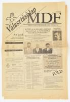 1990. április, MDF választási lap