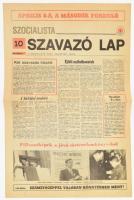 1990 Szocialista Szavazó Lap április 2-i szám