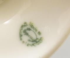 Epiag aranyozott porcelán teás készlet. Jelzett, aranyozott, hiányos, kis kopással