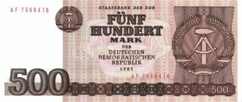 NDK 1971-85. 5M, 10M, 20M, 50M, 100M 2klf sorszámmal, 200M, 500M komplett sor, benne sorszám variáns...