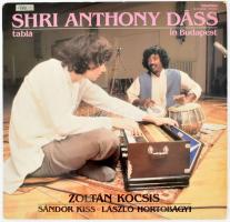 Shri Anthony Dass, Zoltán Kocsis, Sándor Kiss, László Hortobágyi - Shri Anthony D?ss In Budapest. Vinyl, LP, Album, Hungaroton, Magyarország, 1983. Kihajtható inlettel. VG+ (borítón árcímkével és kopásnyomokkal)