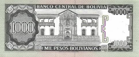 Bolívia 1981-84. 500PB, 1000PB (2x), 5000PB (2x) klf aláírások, 10.000PB, 50.000PB, 100.000PB komple...