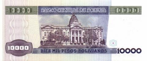 Bolívia 1981-84. 500PB, 1000PB (2x), 5000PB (2x) klf aláírások, 10.000PB, 50.000PB, 100.000PB komple...