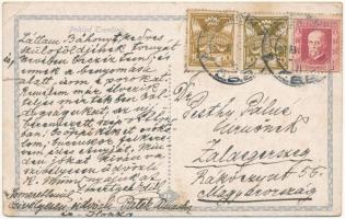 Trencsén, Trencín; látkép, vár, zsinagóga / general view, castle, synagogue (b)