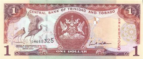 Trinidad & Tobago 2002. 1$ (2x), 5$, 10$, 20$ T:I