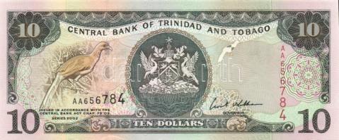 Trinidad & Tobago 2002. 1$ (2x), 5$, 10$, 20$ T:I