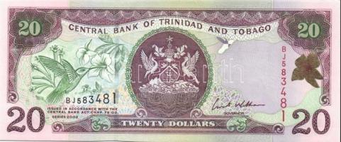 Trinidad & Tobago 2002. 1$ (2x), 5$, 10$, 20$ T:I