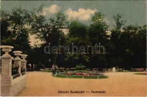 1926 Harkány, Park részlet (fa)