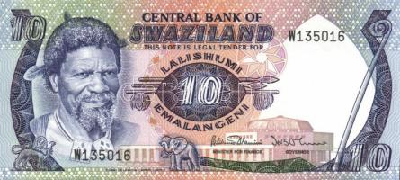 Sváziföld 1974. 1L + 1984-85. 2E, 5E, 10E, 20E Sign.4 komplett sor! T:I