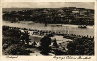 1932 Budapest XIII. Margitsziget Palatinus strandfürdő, Óbudai gázgyár