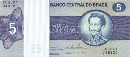 Brazília 1970-80. 1C (2x) klf aláírás, 5C, 10C, 50C T:I