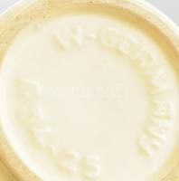 Retro festésű német váza, jelzéssel, kis kopással, m: 25 cm