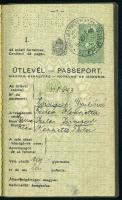 1937 Magyar Királyság által kiállított fényképes útlevél / Hungarian passport