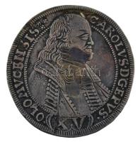 Osztrák Államok / Olmütz 1693. 15Kr Ag II. Károly (5,83g) T: XF,VF vésett haj, kissé hullámos lemez Austrian States / Bishopric of Olomouc 1693. 15 Kreuzer Ag Karl II (5,83g) C:XF,VF engraved hair, slightly wavy coin Krause KM#231