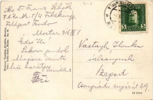 1916 Mostar, Türkenviertel / Turkish quarter + "K. und K. Milit. Post Mostar" (EK)