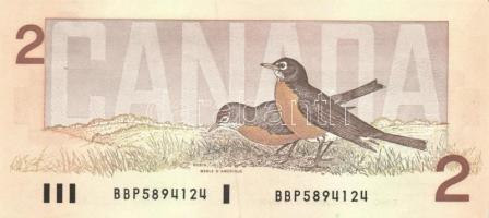 Kanada 1986. 2$ (3x) klf aláírásokkal T:I