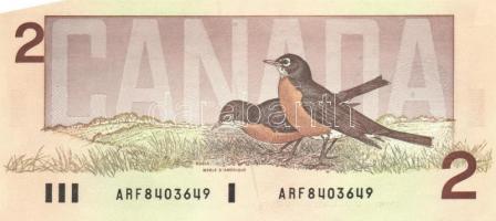 Kanada 1986. 2$ (3x) klf aláírásokkal T:I