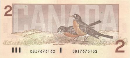 Kanada 1986. 2$ (3x) klf aláírásokkal T:I