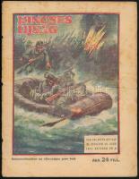 1943-1944 Kincses Újság 2 db száma, kissé sérült, foltos
