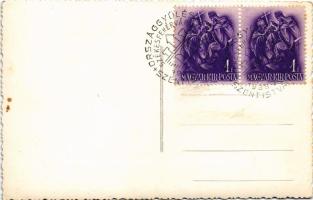 Székesfehérvár, vasútállomás. photo + "Országgyűlés Székesfehérvár 1938. aug. 18. Szent István ...