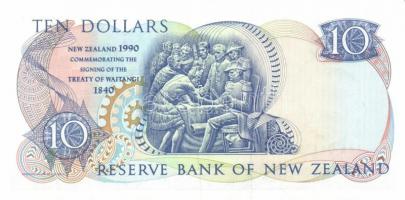 Új-Zéland 1990. 10$ "Waitangi szerződés 150. évfordulója" emlékkiadás T:I